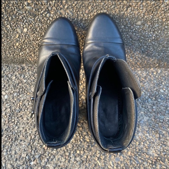 Rag & Bone Harrow Booties Leather Ankle Strap - Picture 10 of 11